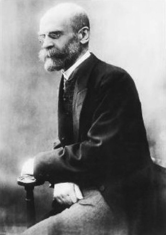 Émile Durkheim, the French sociologist whose work 'Le Suicide' first established the link between social integration and health