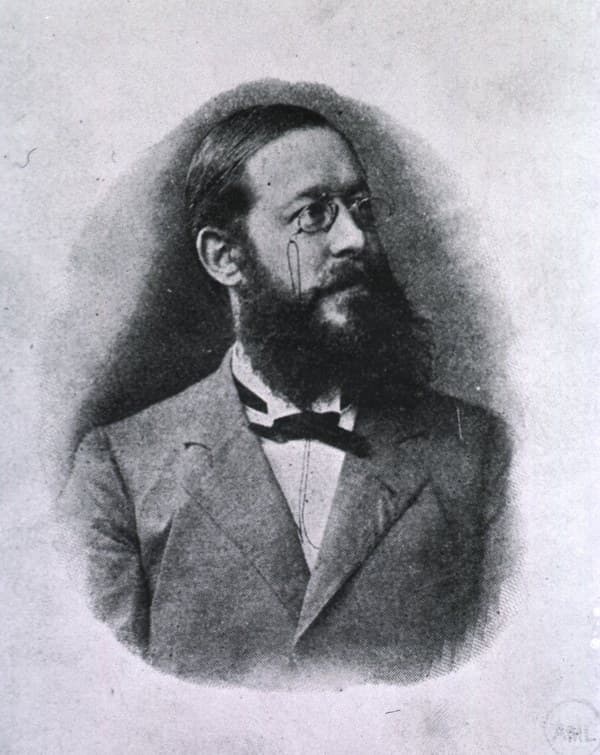 Portrait of Josef von Mering, the German physician who showed in 1886 that phlorizin causes sugar to spill into the urine