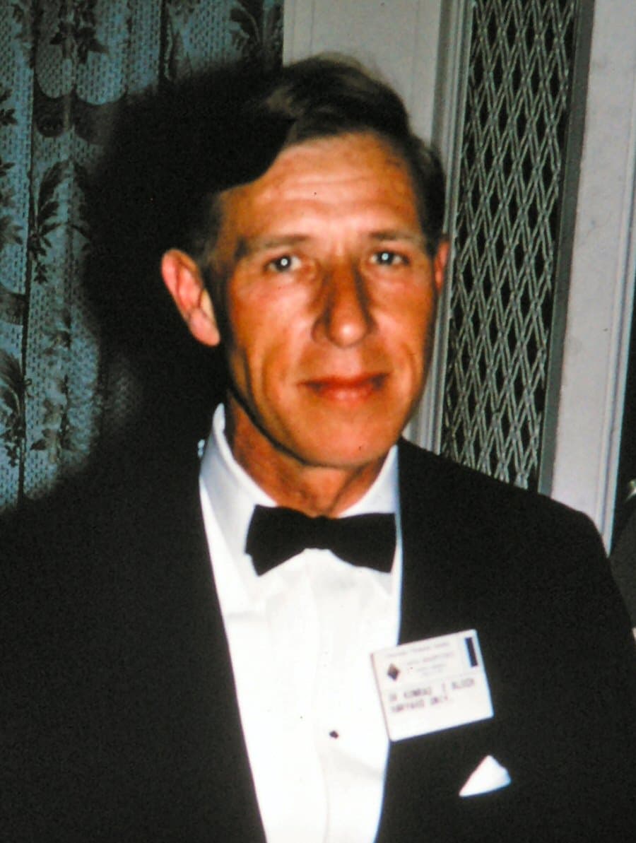 Portrait of Konrad Bloch, the biochemist who worked out how the body builds cholesterol