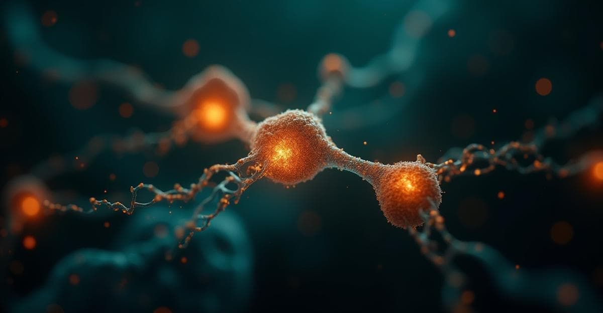 Abstract visualization of the cortisol molecule cascading through the HPA axis, representing the stress response at its most fundamental biological level